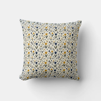 Almofada Travesseiro Decorativo Tulipa Mostarda Boho