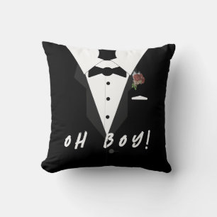 Almofada Travesseiro decorativo Tuxedo de Homem Pequeno