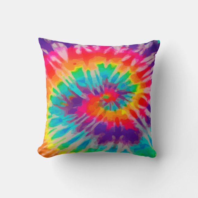 Almofada Travesseiro decorativo Tye-Dye-3 (Frente)