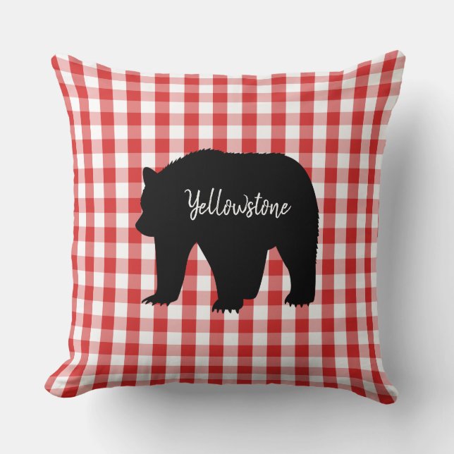 Almofada Travesseiro Decorativo-Urso de Yellowstone (Frente)