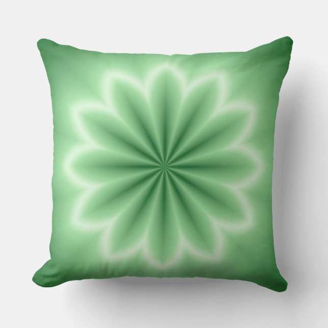 Almofada Travesseiro decorativo verde Abstrato (Frente)