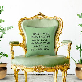 Almofada Travesseiro decorativo Verde Dally Sage