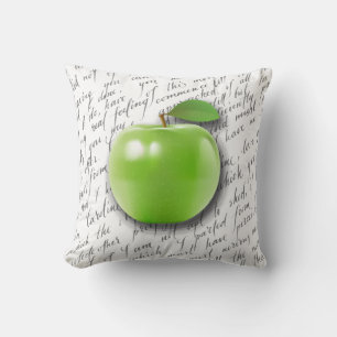 Almofada Travesseiro decorativo verde de Apple