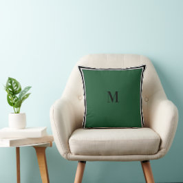 Almofada Travesseiro decorativo Verde de Fronteira Geométri