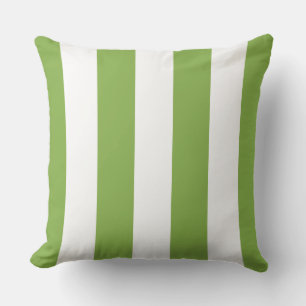 Almofada Travesseiro decorativo verde e branco com distribu