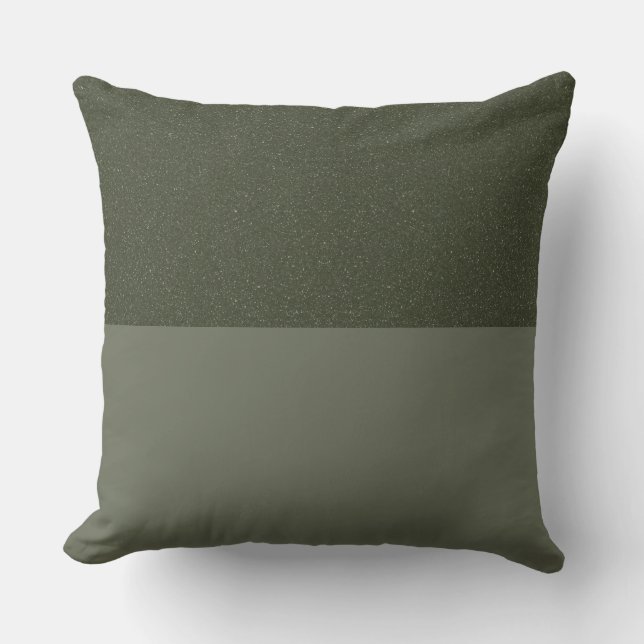 Almofada Travesseiro decorativo Verde Horizontal de Moisés  (Frente)