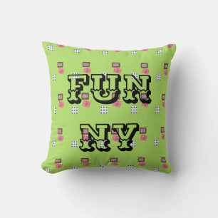 ALMOFADA TRAVESSEIRO DECORATIVO VERDE MODERNO E FUNNY