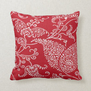 Almofada Travesseiro decorativo vermelho de MoJo do país
