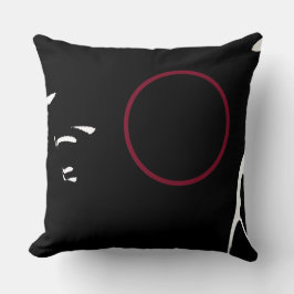 Almofada Travesseiro decorativo vermelho do círculo