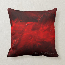 Almofada Travesseiro Decorativo Vermelho Intenso