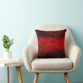 Almofada Travesseiro Decorativo Vermelho Intenso