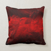 Travesseiro Decorativo Vermelho Intenso