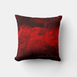 Almofada Travesseiro Decorativo Vermelho Intenso