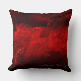 Almofada Travesseiro Decorativo Vermelho Intenso