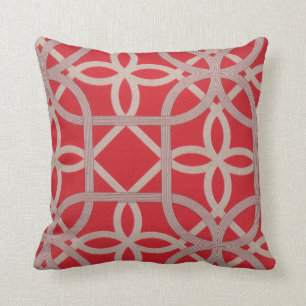 Almofada Travesseiro decorativo vermelho moderno do design
