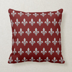 Almofada Travesseiro decorativo vermelho real floral da