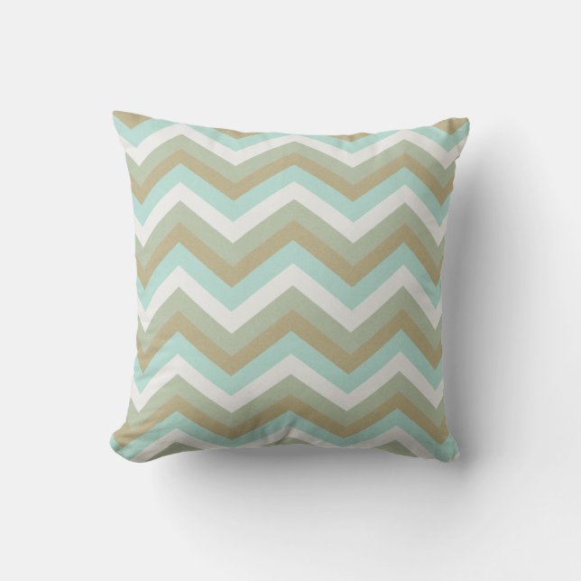 Almofada Travesseiro decorativo, vigas Beachy (Frente)