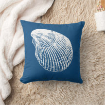 Travesseiro decorativo Vintage Clam Sea Shell