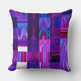 Almofada Travesseiro decorativo violeta 20" do algodão de