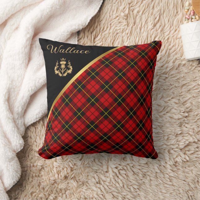 Almofada Travesseiro decorativo Wallace Tartan (Cobertor)