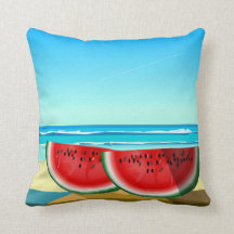 Travesseiro decorativo Watermelon Beach Summer Vib