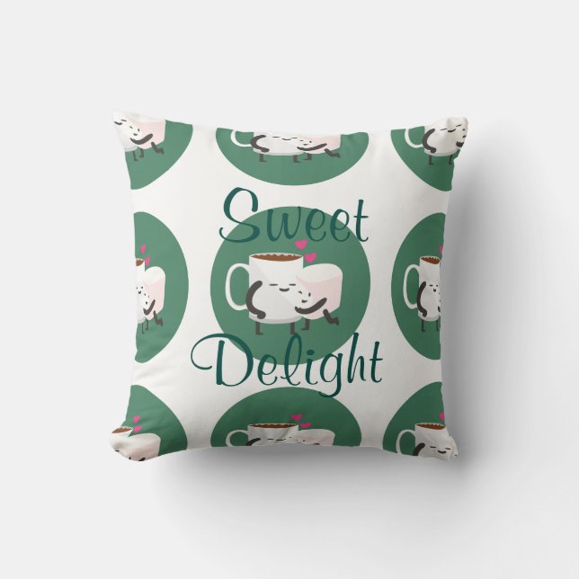 Almofada Travesseiro Decorativo Whimsical Delight (Frente)