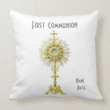 Travesseiro decorativo White First Communion 20". 
