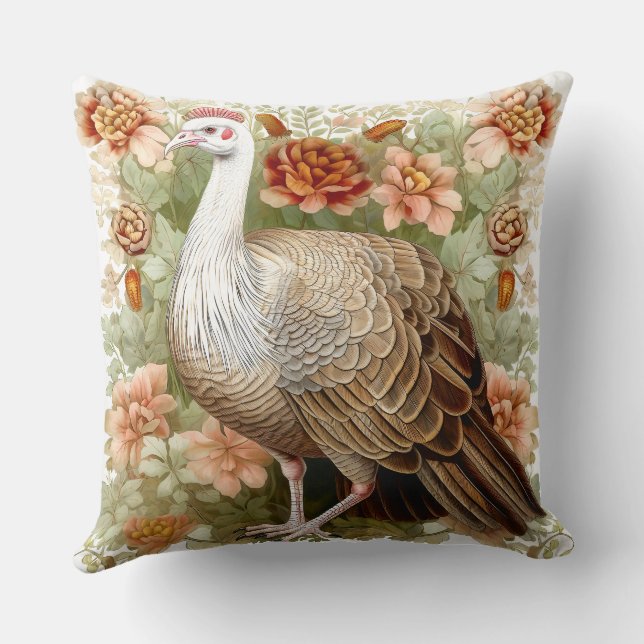 Almofada Travesseiro decorativo Wild Turkey (Verso)