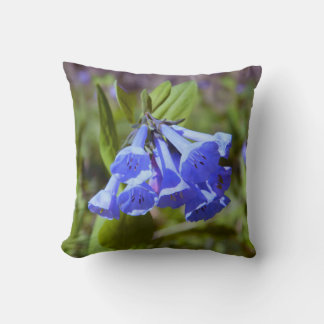 Almofada Travesseiro decorativo Wild Virginia Bluebells