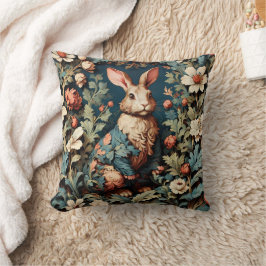 Almofada Travesseiro decorativo William Morris Rabbit