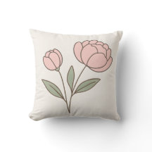 Travesseiro decorativo Wonky Zoo Peonies