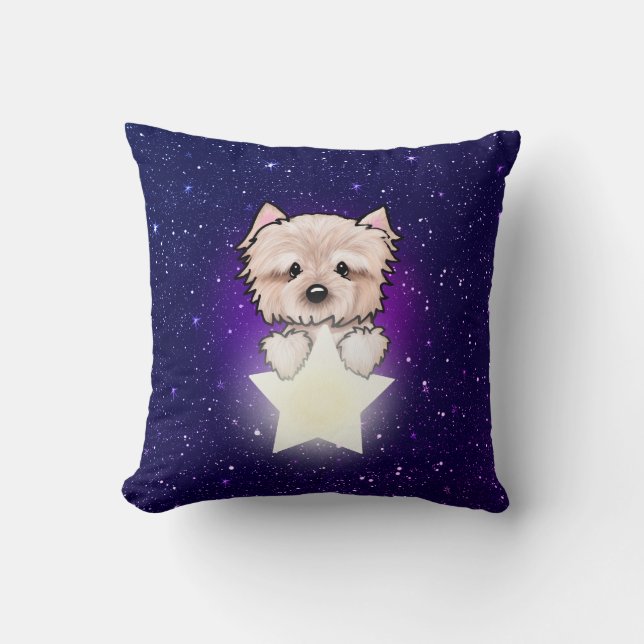 Almofada Travesseiro decorativo Yorkie Star (Frente)