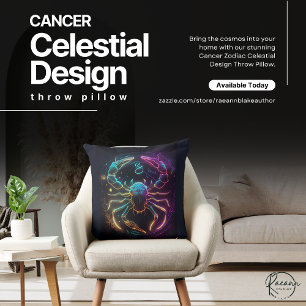 Almofada Travesseiro decorativo Zodiac Celestial Design can