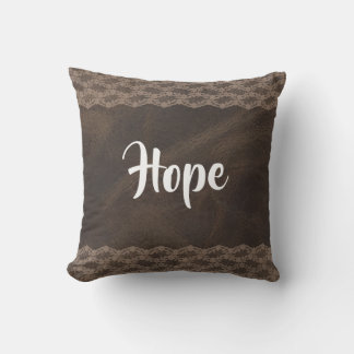 Almofada Travesseiro Decorrido Reversível de Colar Castanha