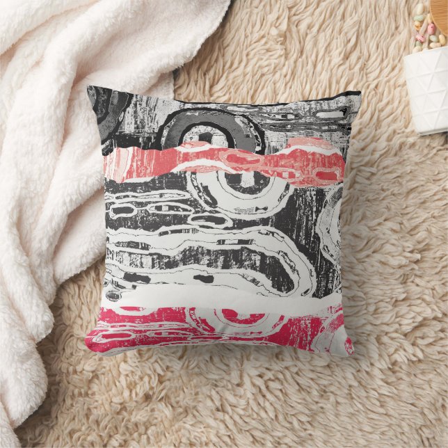 Almofada Travesseiro – Design Abstrato Friction Lands (Cobertor)