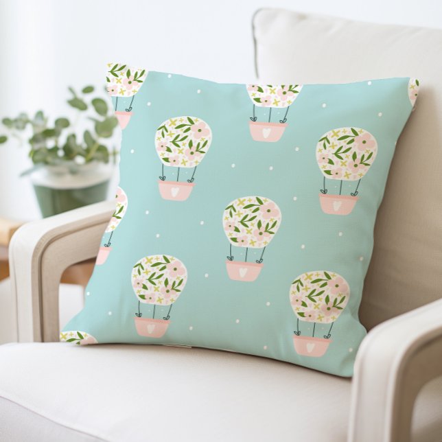 Almofada Travesseiro Design de balão de ar quente (Criador carregado)