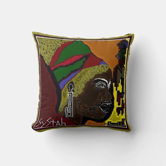 ALMOFADA TRAVESSEIRO DO ACENTO DE SYSTAH (Frente)