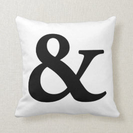 Almofada Travesseiro do Ampersand da imprensa de Nosetouch,