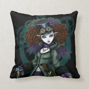 Almofada Travesseiro do anjo do vampiro de Steampunk do