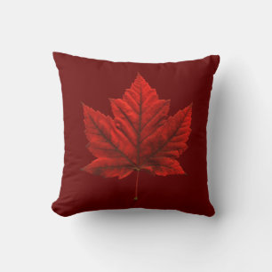 Almofada Travesseiro do Canadá, Vermelho, Travesseiros dec