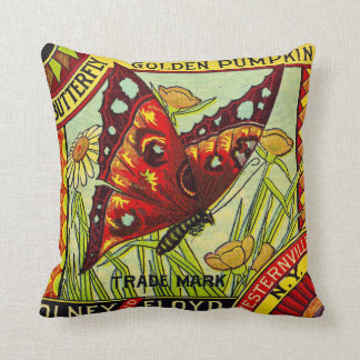 Almofada travesseiro do coxim da etiqueta da propaganda da