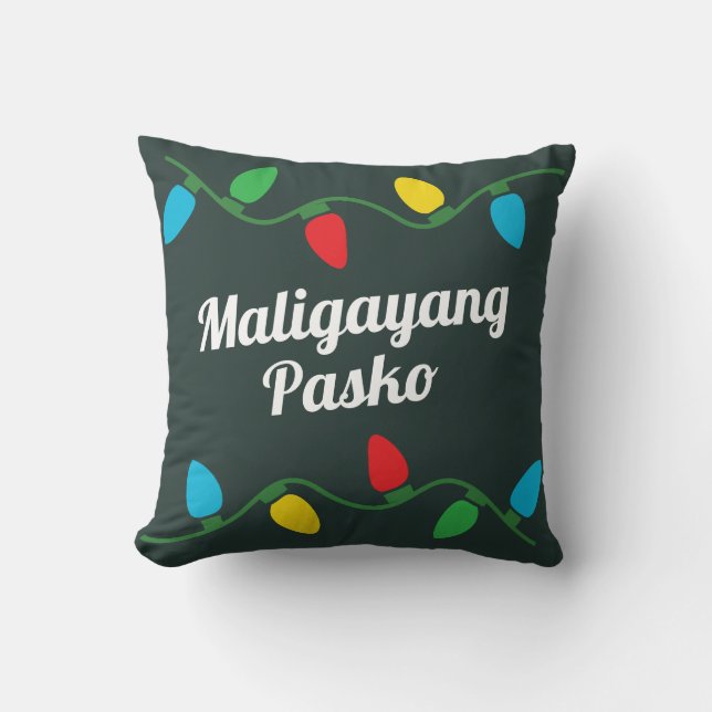 Almofada Travesseiro do Decor de Natal Filipino (Frente)