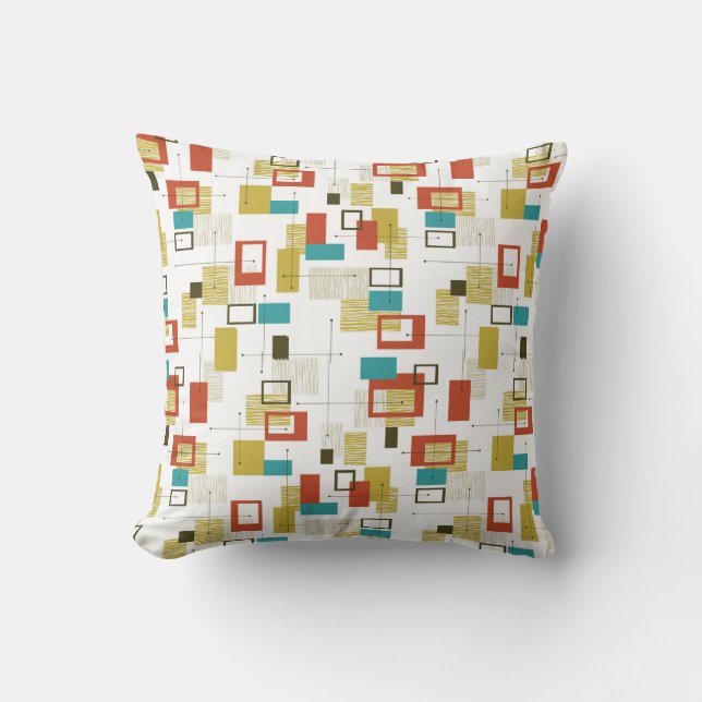 Almofada Travesseiro do design moderno do meio século (Frente)