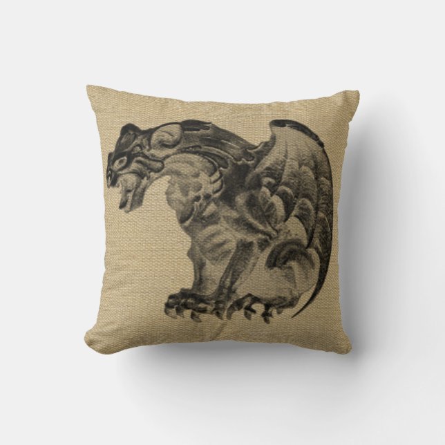 Almofada Travesseiro do Dia das Bruxas do olhar de (Frente)