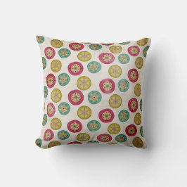 Almofada Travesseiro do feriado dos ornamento e dos cervos