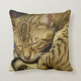 Almofada Travesseiro do gato de Bengal