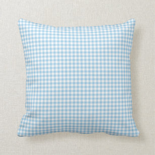 Almofada Travesseiro do guingão no azul do Cornflower
