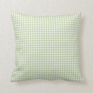 Almofada Travesseiro do guingão no verde de Margarita