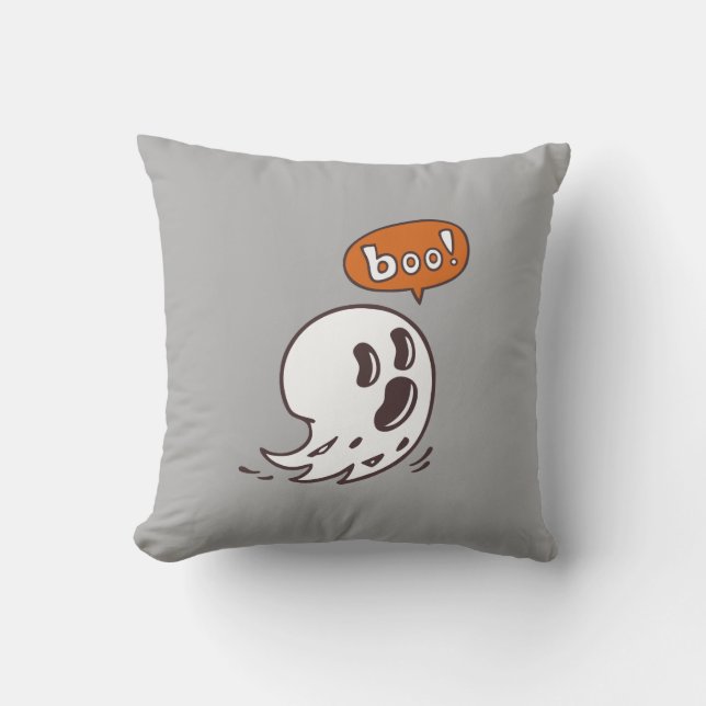 Almofada Travesseiro do Halloween Ghost Boo (Frente)