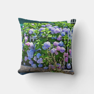 Almofada Travesseiro do Hydrangea do litoral
